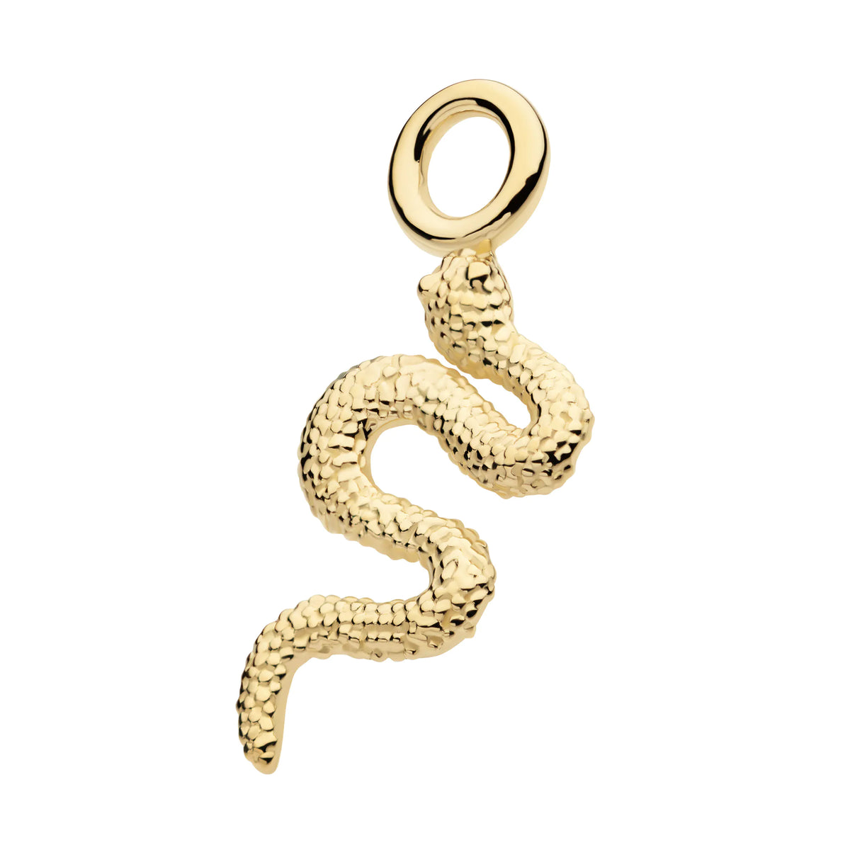 14Kt Yellow Gold Snake Charm