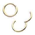 14Kt Yellow Gold Basic Hinged Segment Clicker