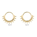 14Kt Yellow Gold 11-Spike Edge Hinged Segment Clicker