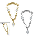 Titanium Internal Brooke Marquise Top