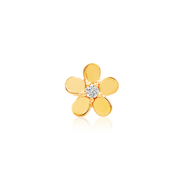 Gold CZ Flower