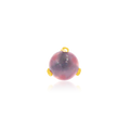 Prong-Set Ball with Rose Quartz