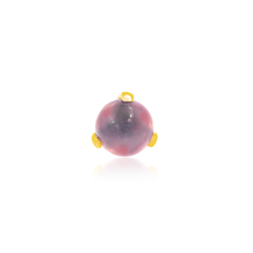 Prong-Set Ball with Rose Quartz