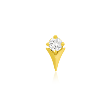 Tulip with CZ stone