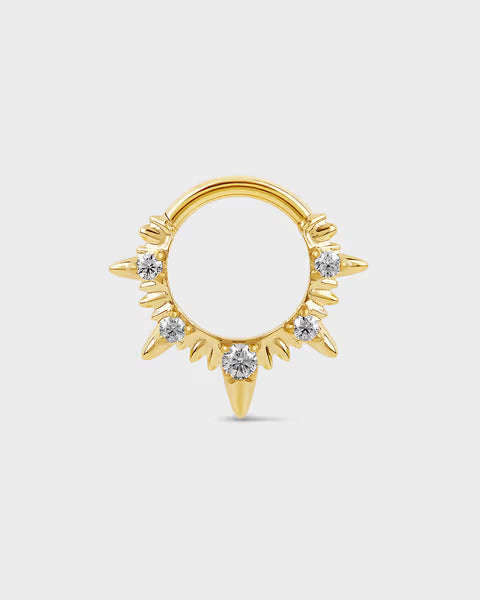"AMENI" | TITANIUM | 24k GOLD