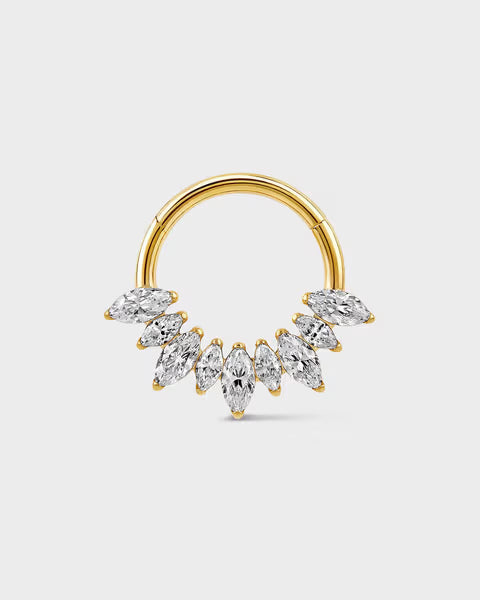 "ANORA" | TITANIUM | 24k GOLD