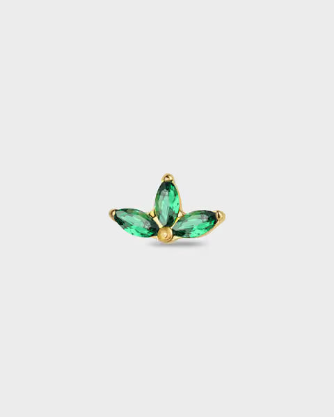 "ELVIA" | TITANIUM | 24k GOLD