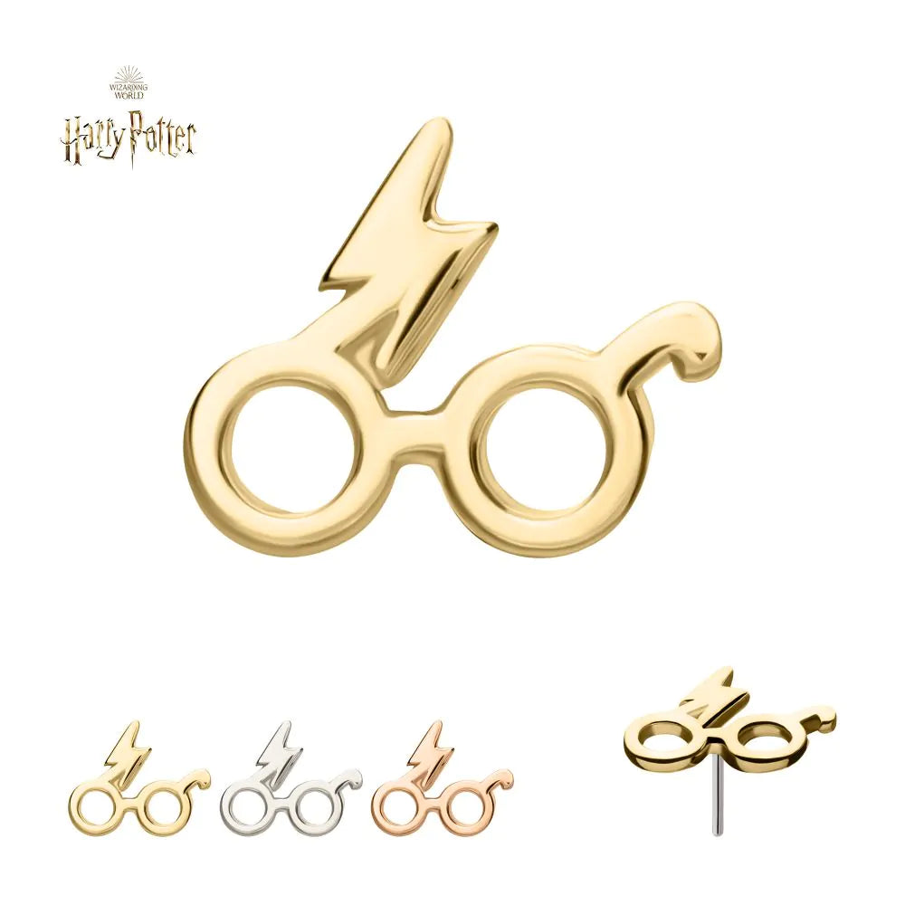 14Kt Harry Potter Eyeglasses Threadless Top