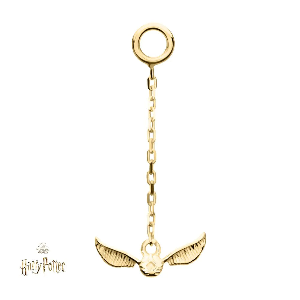 14Kt Gold Harry Potter Golden Snitch Dangle Charm