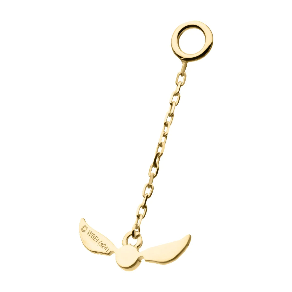 14Kt Gold Harry Potter Golden Snitch Dangle Charm