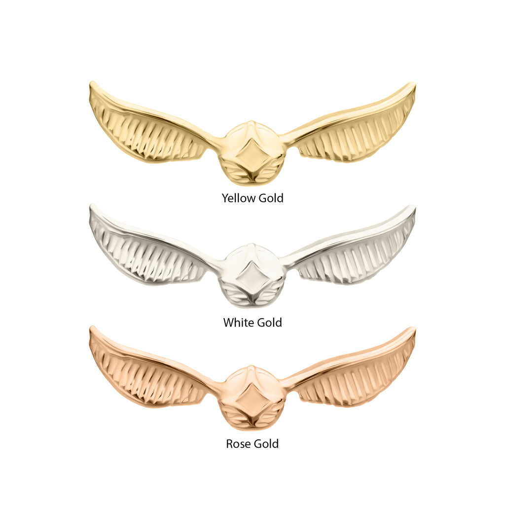14Kt Gold Harry Potter Golden Snitch Threadless Top
