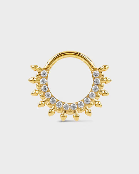 "NAURI" | TITANIUM | 24k GOLD