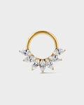 "NORA" | TITANIUM | 24k GOLD