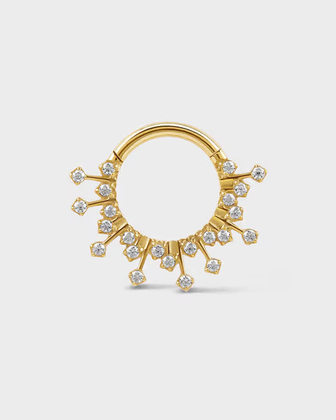 "ZIA" | TITANIUM | 24k GOLD