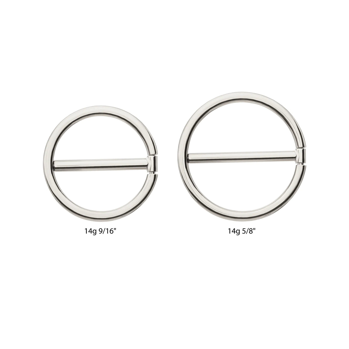 Titanium Nipple Clicker Ring | Sold by piece