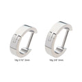 Titanium with Design 3mm Thick Hinged Segment Clicker