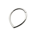 Titanium Teardrop Hinged Segment Clicker
