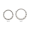 Titanium Bamboo Design Front Facing Hinged Segment Clicker